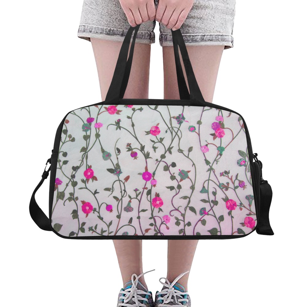 Sac de voyage Femme - compartiment chaussure fleur rose 1C842775C6C689B9B553F0E7C5ECF738.jpg