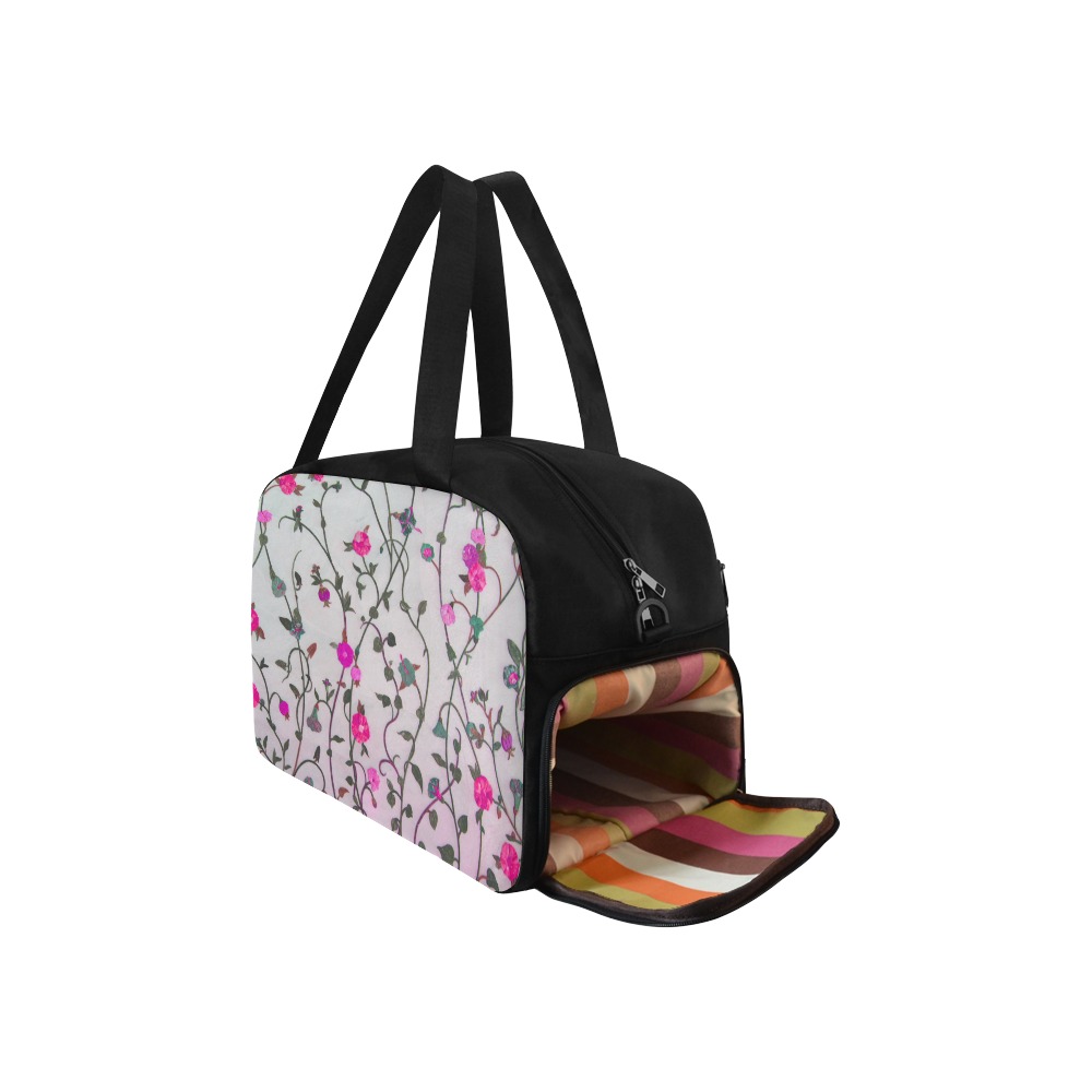 Sac de voyage Femme - compartiment chaussure fleur rose BF78E261589ACC2777AF4C66ABB53C7A.jpg